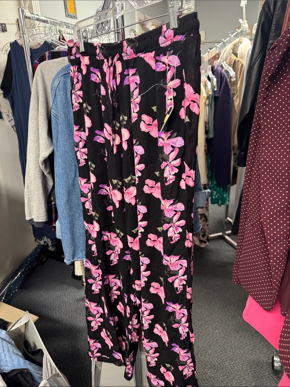 Riley and James floral pants M // 092088